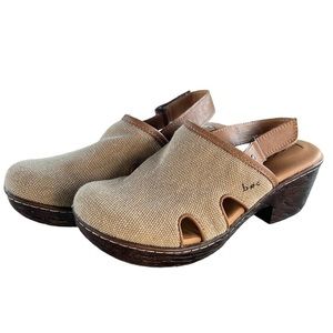 b.o.c. Lyza Clog, Light Canvas, Women’s 7